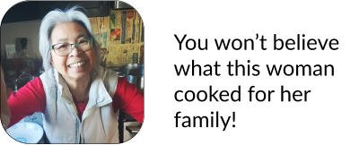 You won’t believe what this woman cooked for her family!