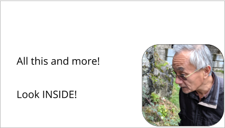 All this and more!  Look INSIDE!